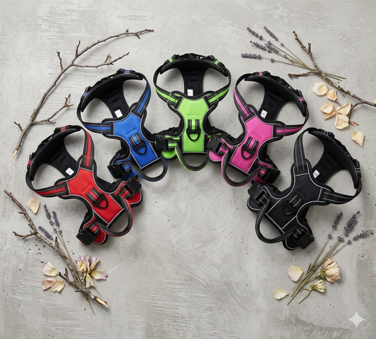 Premium Reflective Dog Harness – Ergonomic, No-Pull, and Breathable Comfort
